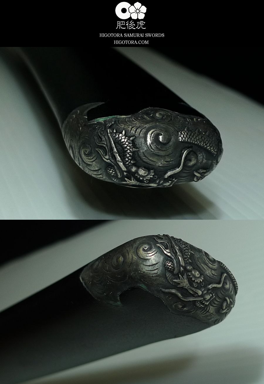 肥後虎模擬刀・フルオーダーメイド・総龍銀古美金具・2尺5寸
